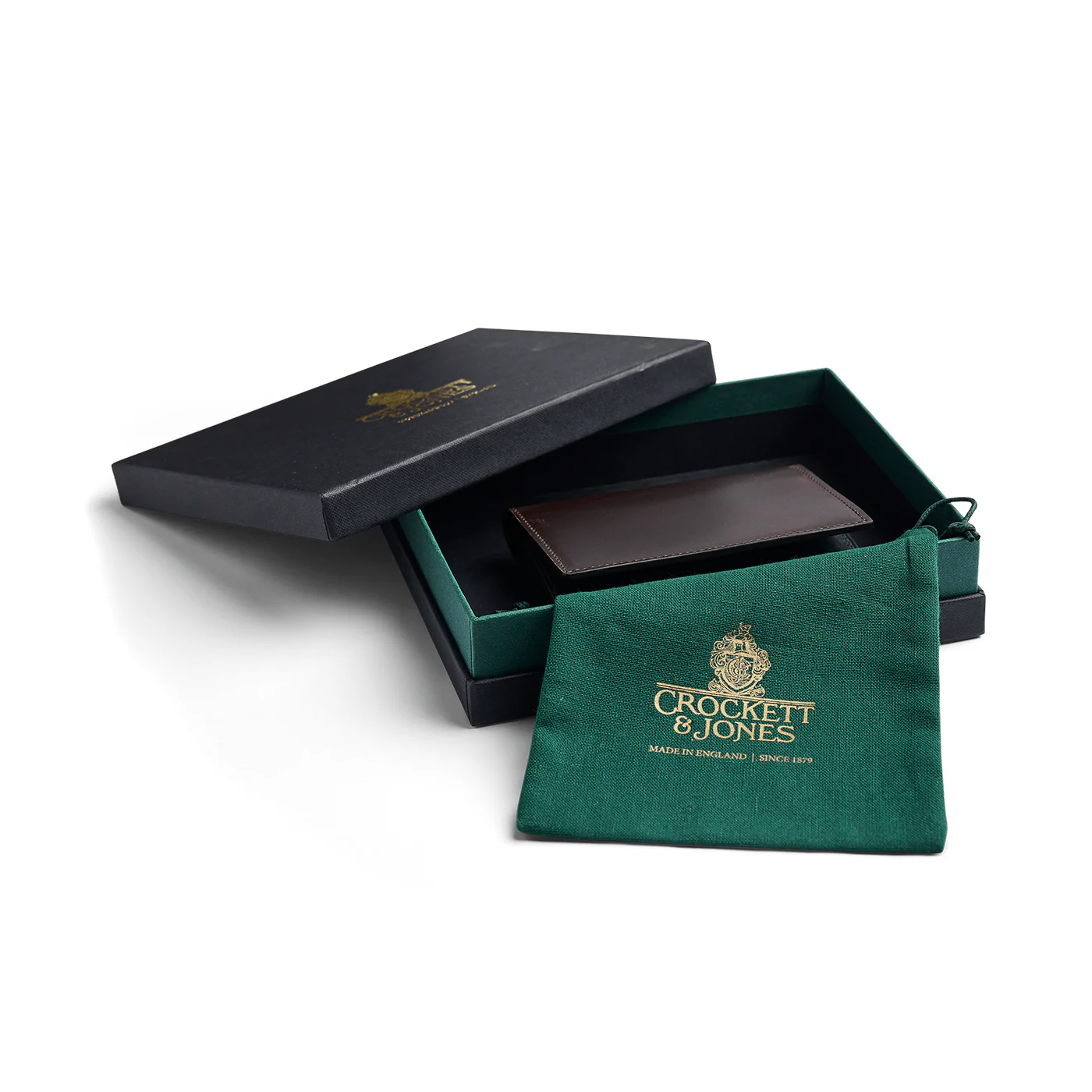 Folded Card Case Coffee Hurricane Hide - Image 4
