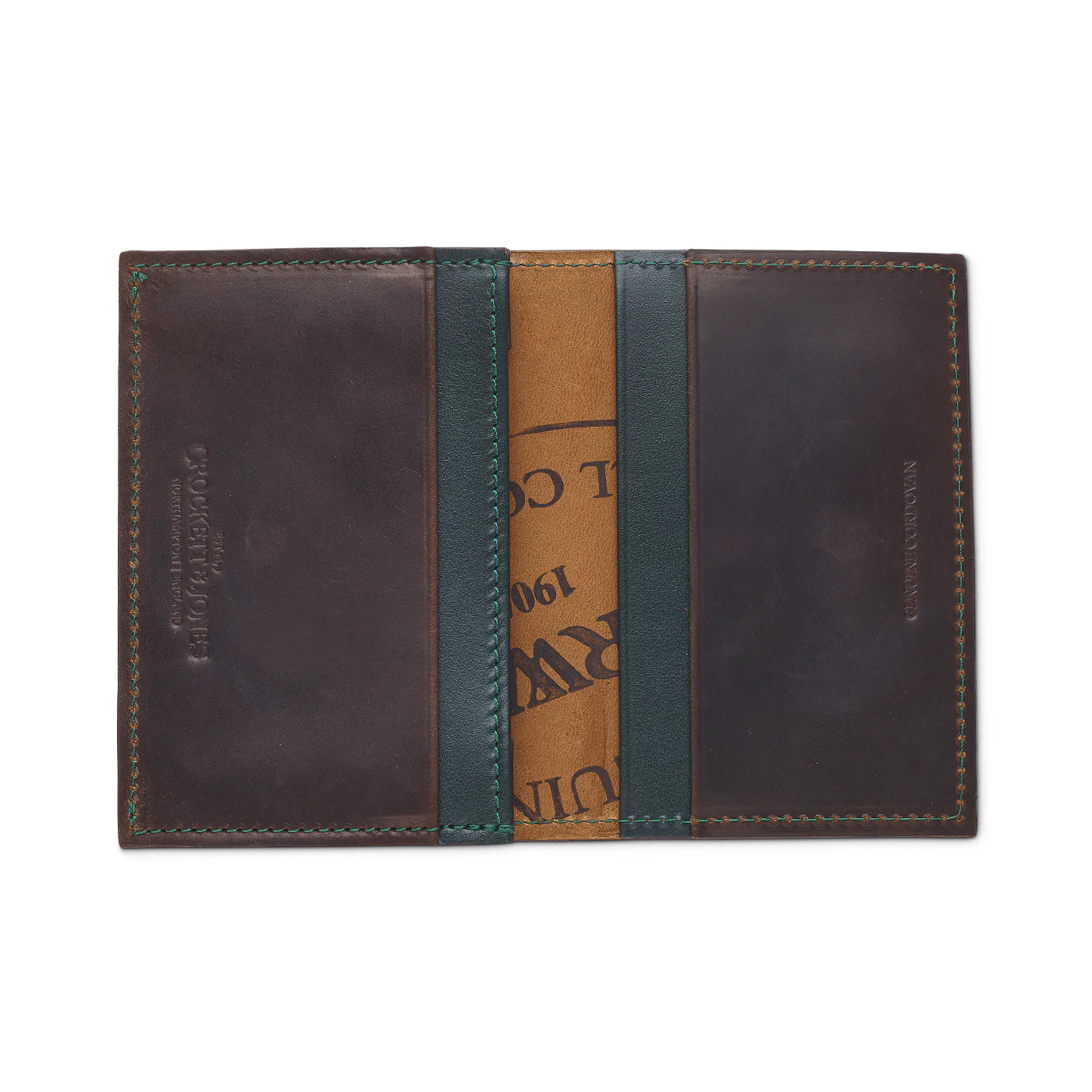 Folded Card Case Dark Brown Cordovan - Image 3