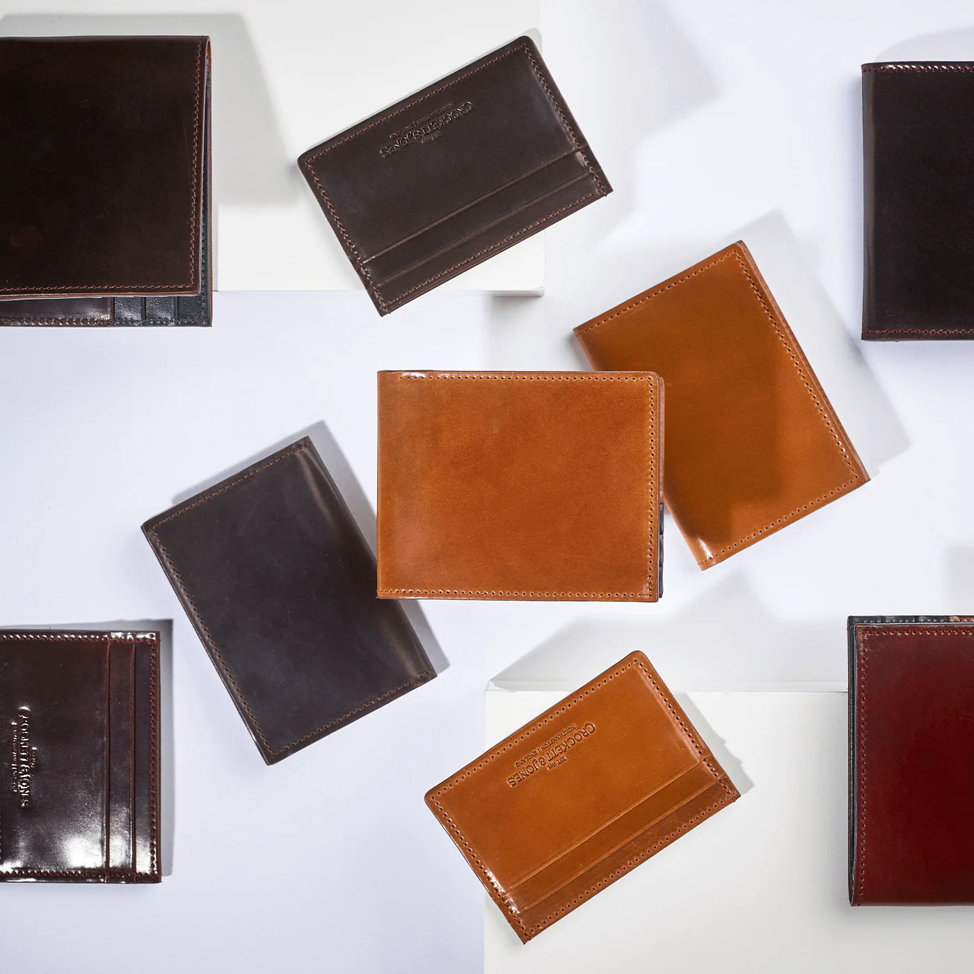 Folded Card Case Whisky Cordovan - Image 5