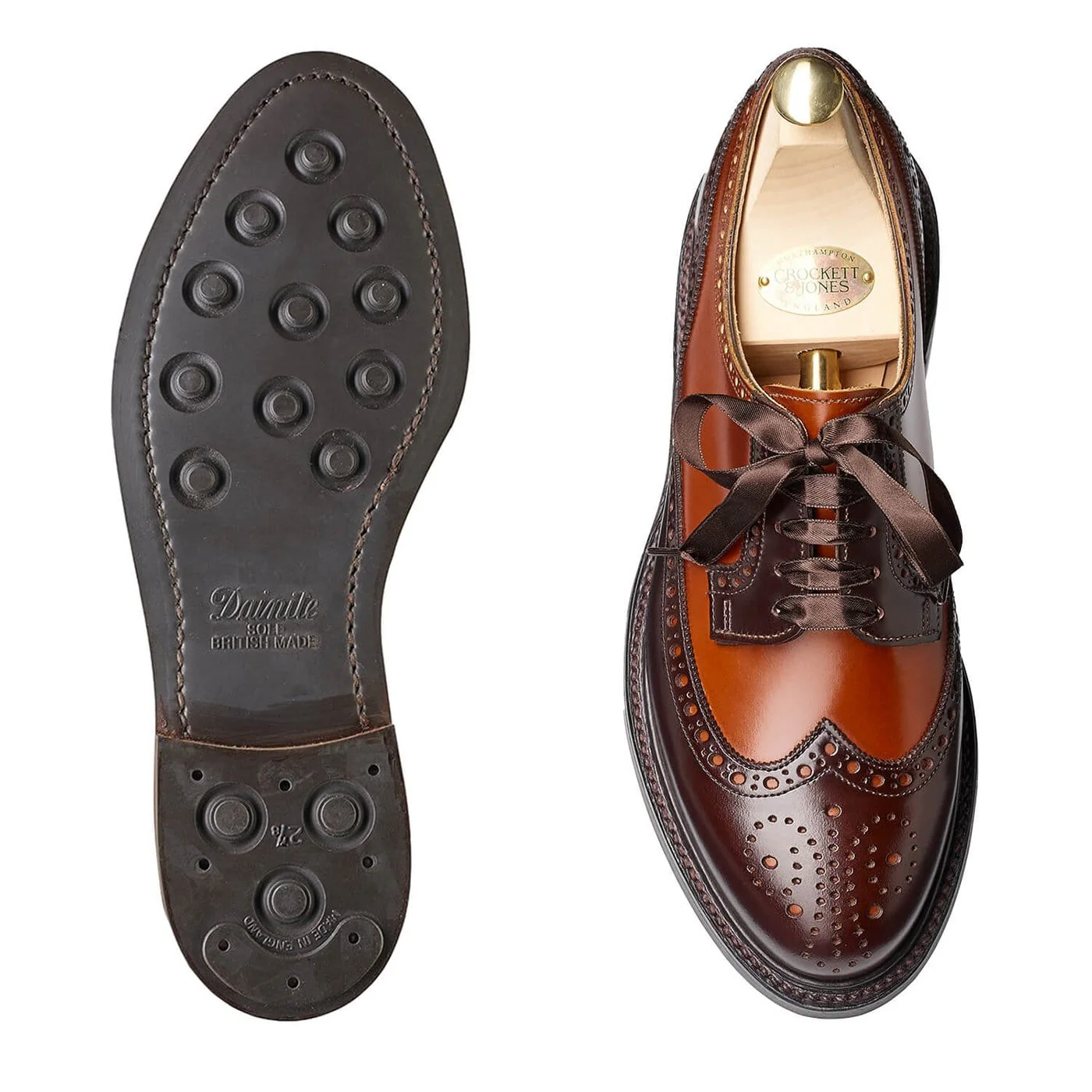 Luna Dark Brown & Tan Cavalry Calf - Image 2