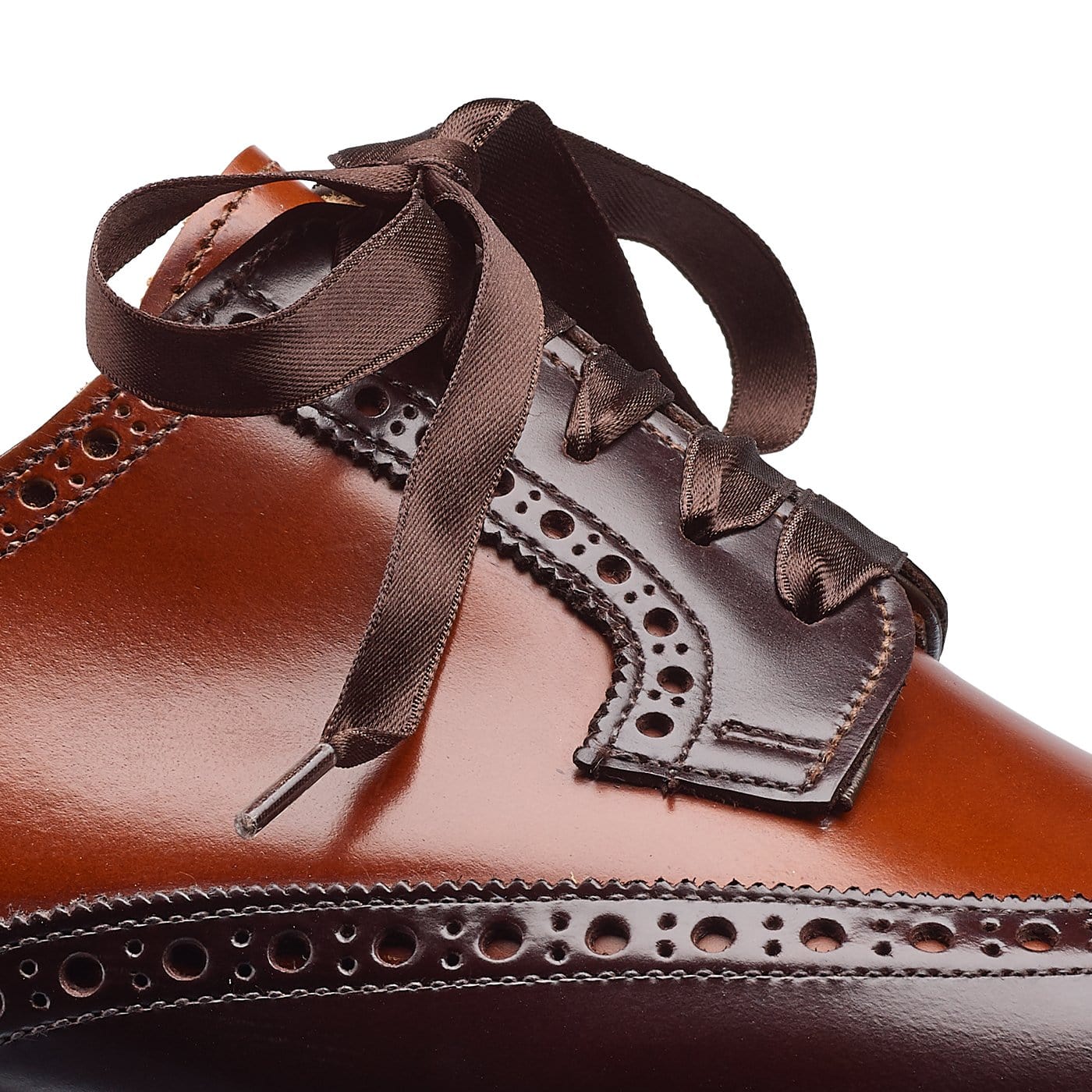 Luna Dark Brown & Tan Cavalry Calf - Image 5