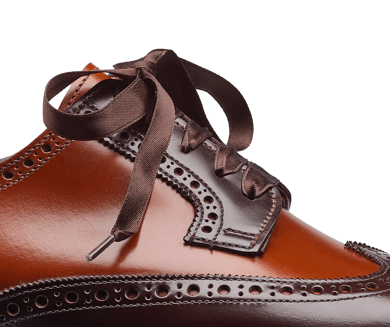 Luna Dark Brown & Tan Cavalry Calf - Image 7