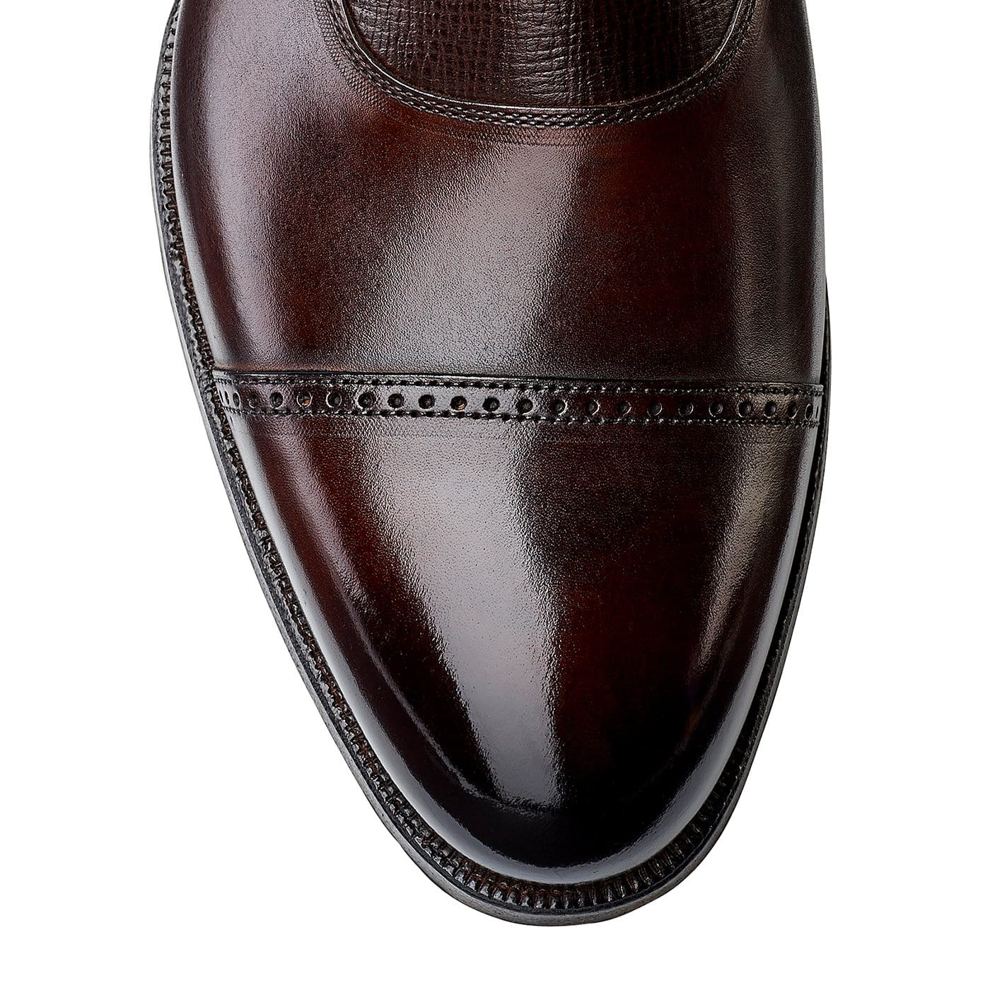 Magee Dark Brown Antique Calf & Dark Brown Willow Grain - Image 4