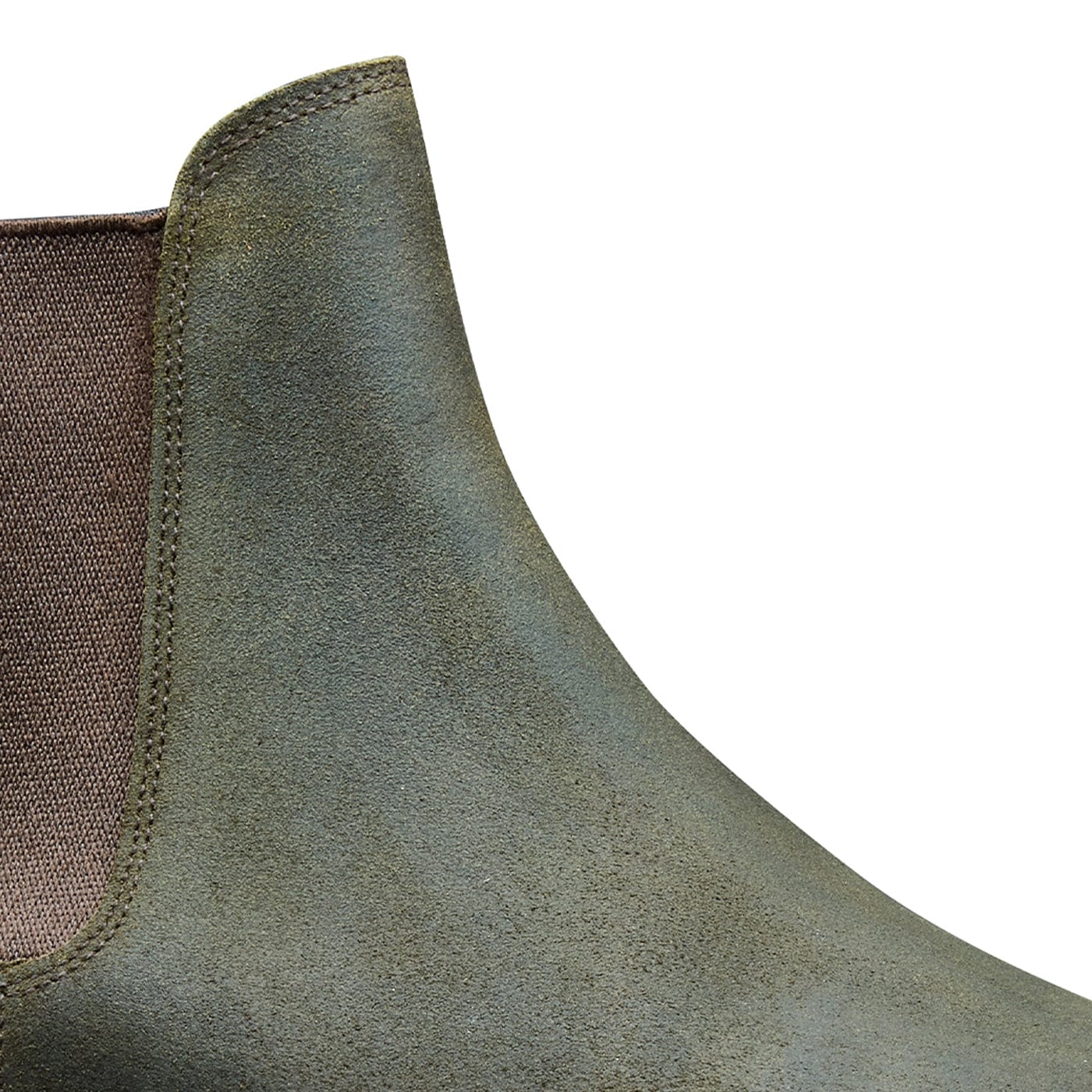Margie 2 Green Rough-Out Suede - Image 5