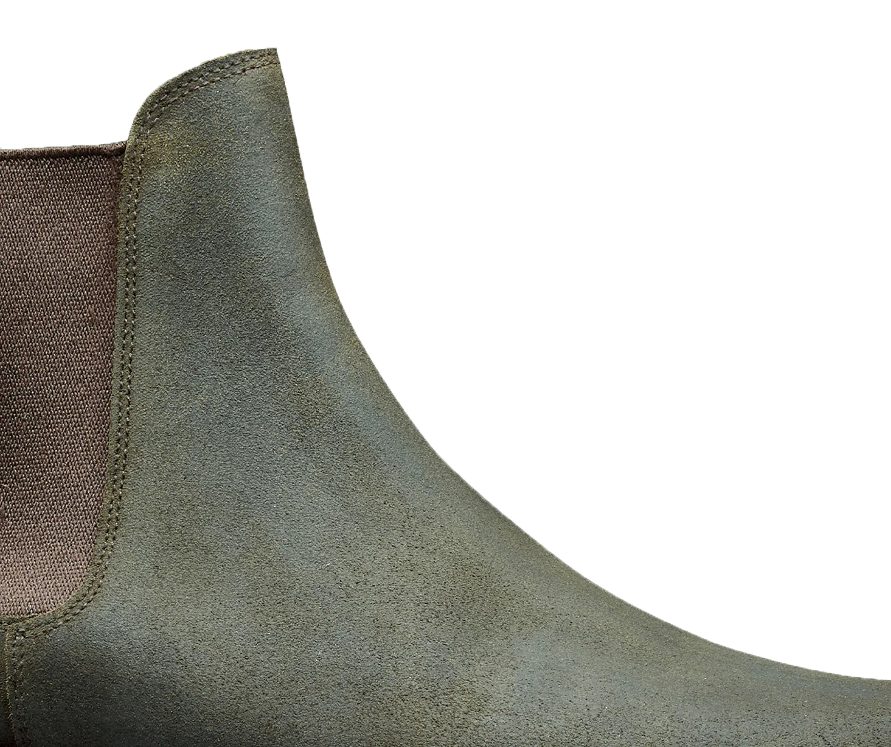 Margie 2 Green Rough-Out Suede - Image 7