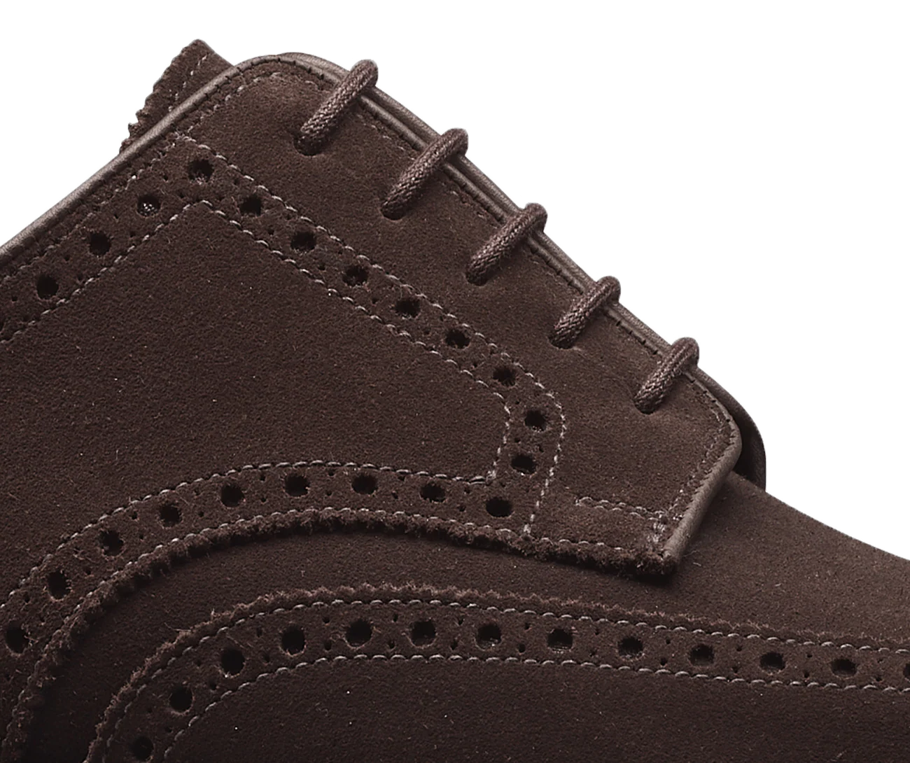 Pembroke Dark Brown Suede - Image 7