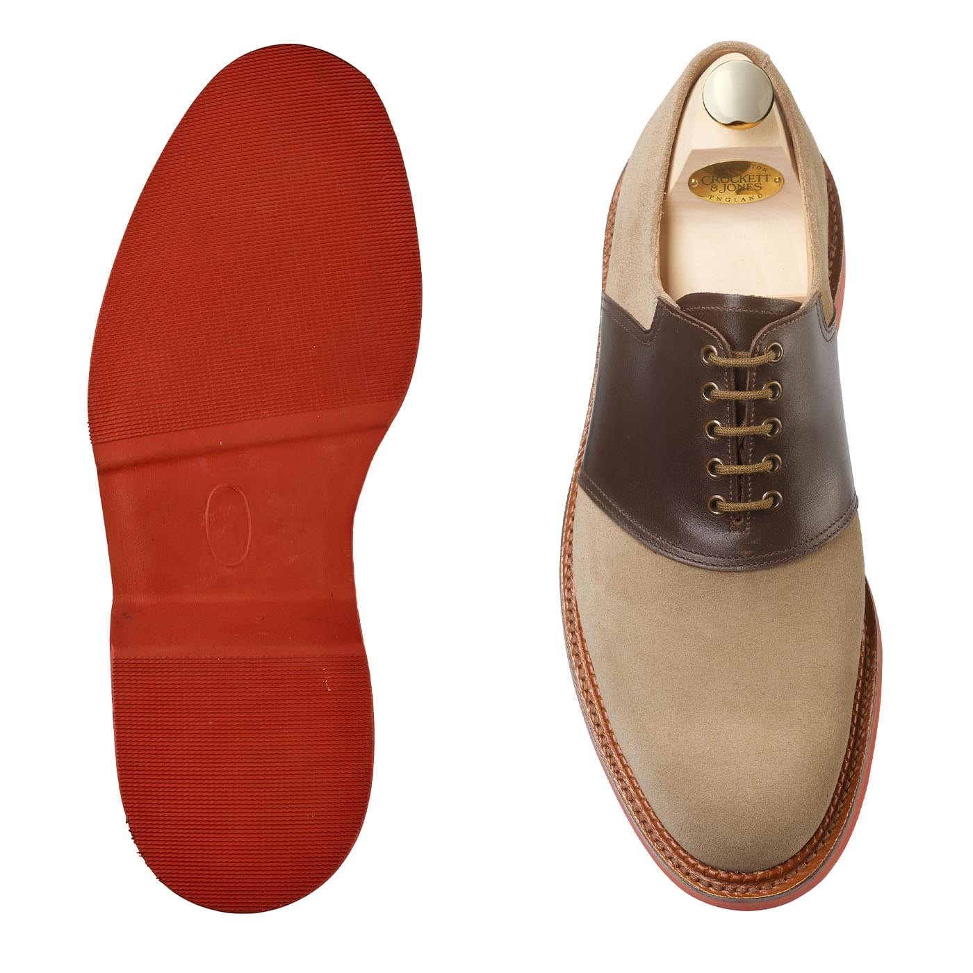 Penn Khaki Suede & Dark Brown Wax Calf - Image 2