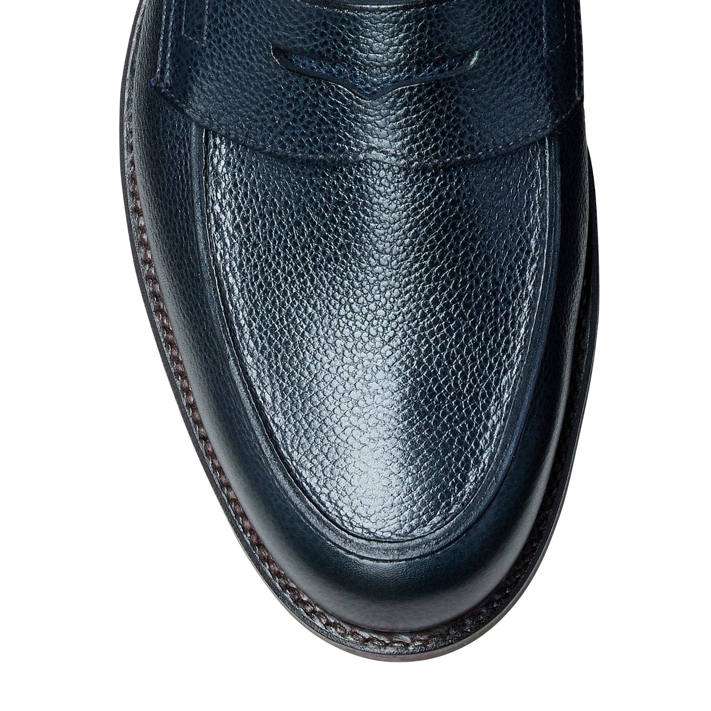 Richmond 2 Navy Pebble Grain - Image 4