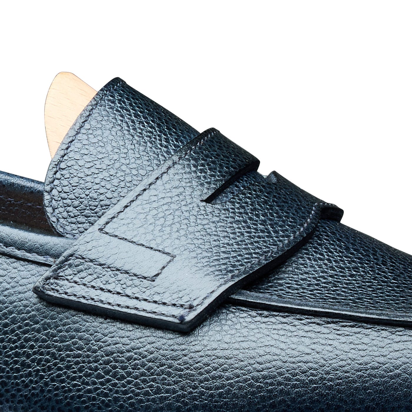 Richmond 2 Navy Pebble Grain - Image 5