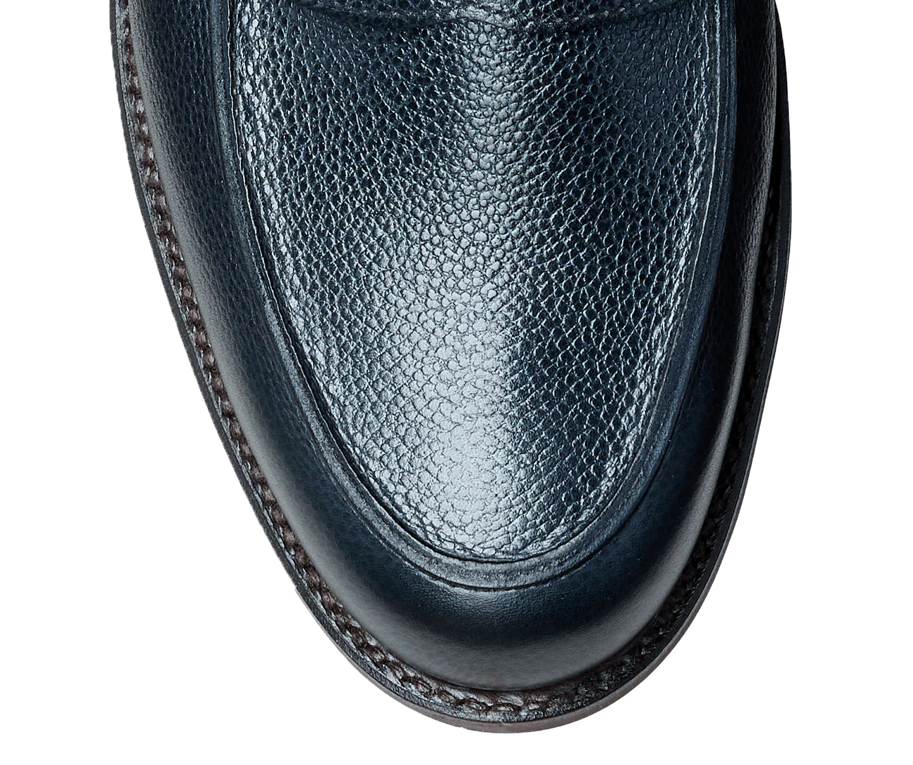 Richmond 2 Navy Pebble Grain - Image 6