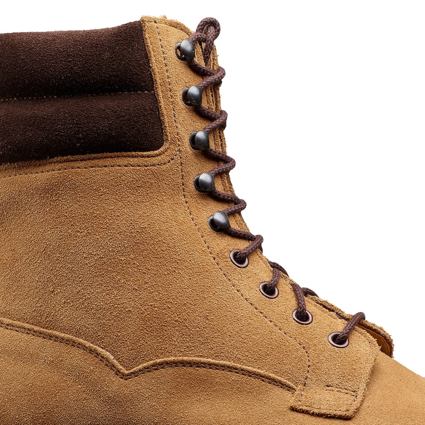 Ross Fawn Suede & Dark Brown Suede Collar - Image 5