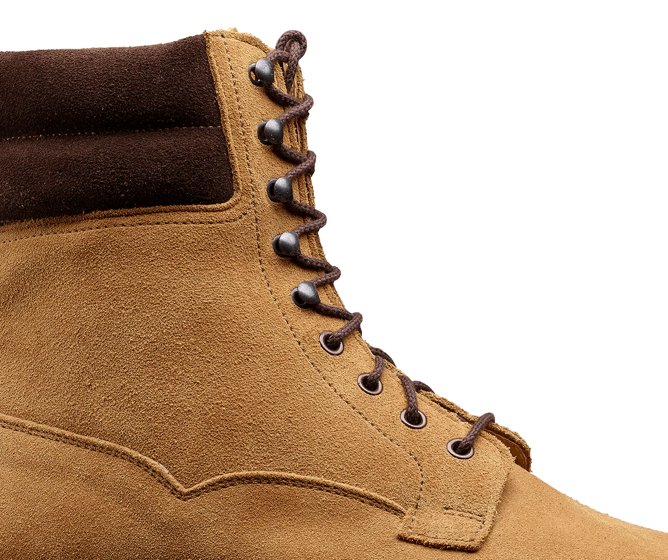 Ross Fawn Suede & Dark Brown Suede Collar - Image 7