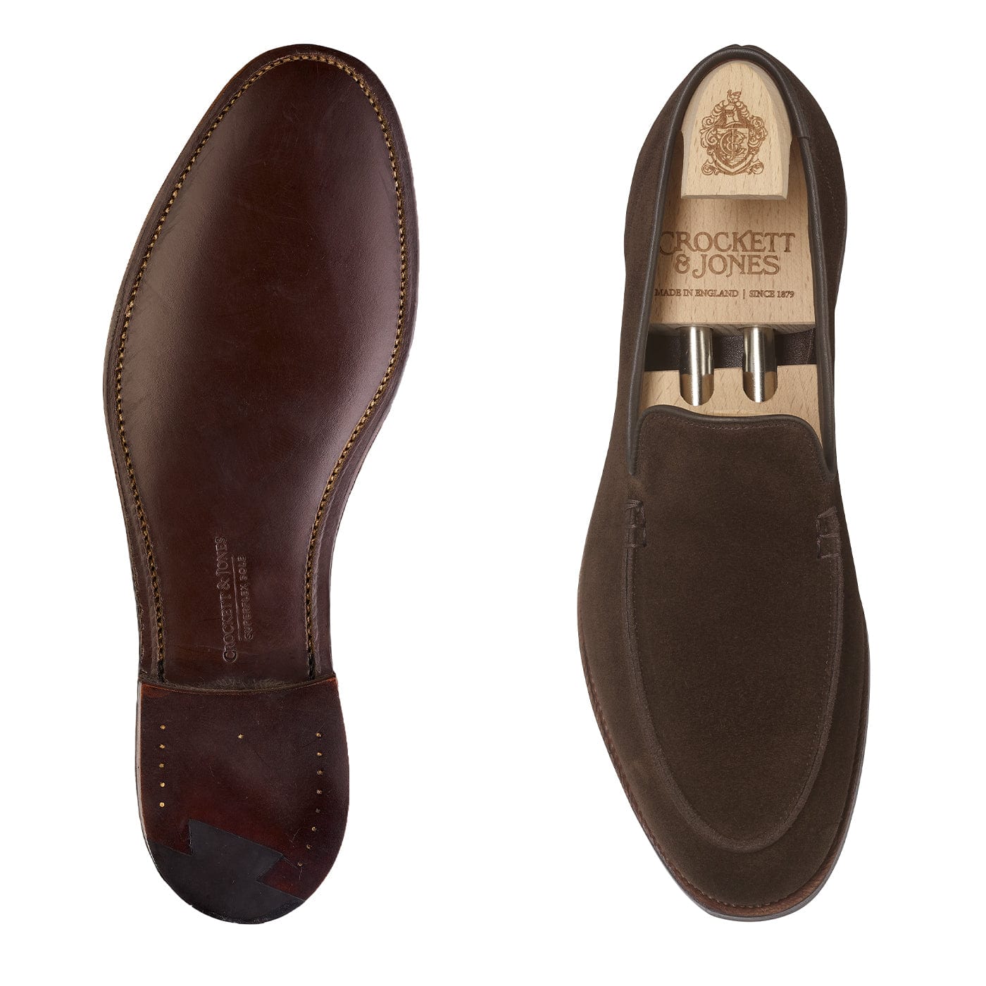 Salcombe Dark Brown Suede - Image 2