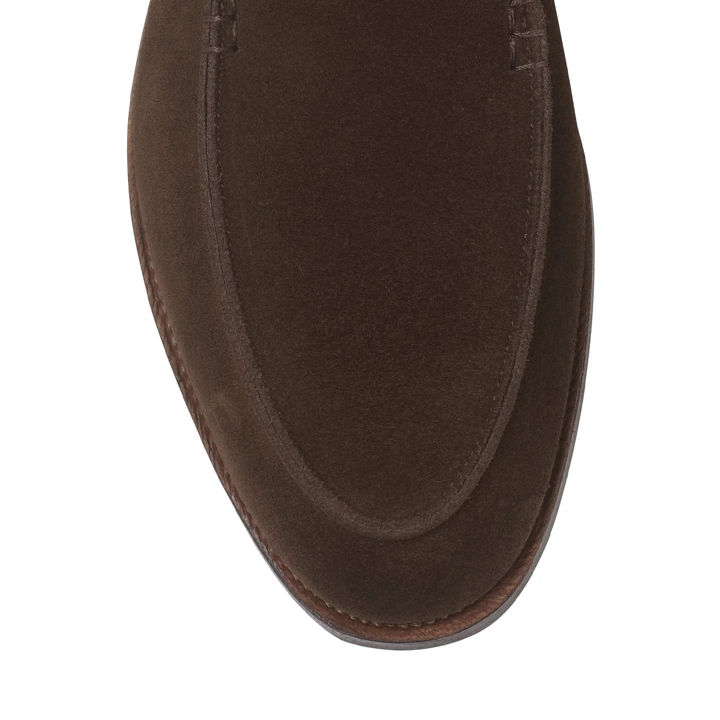 Salcombe Dark Brown Suede - Image 4