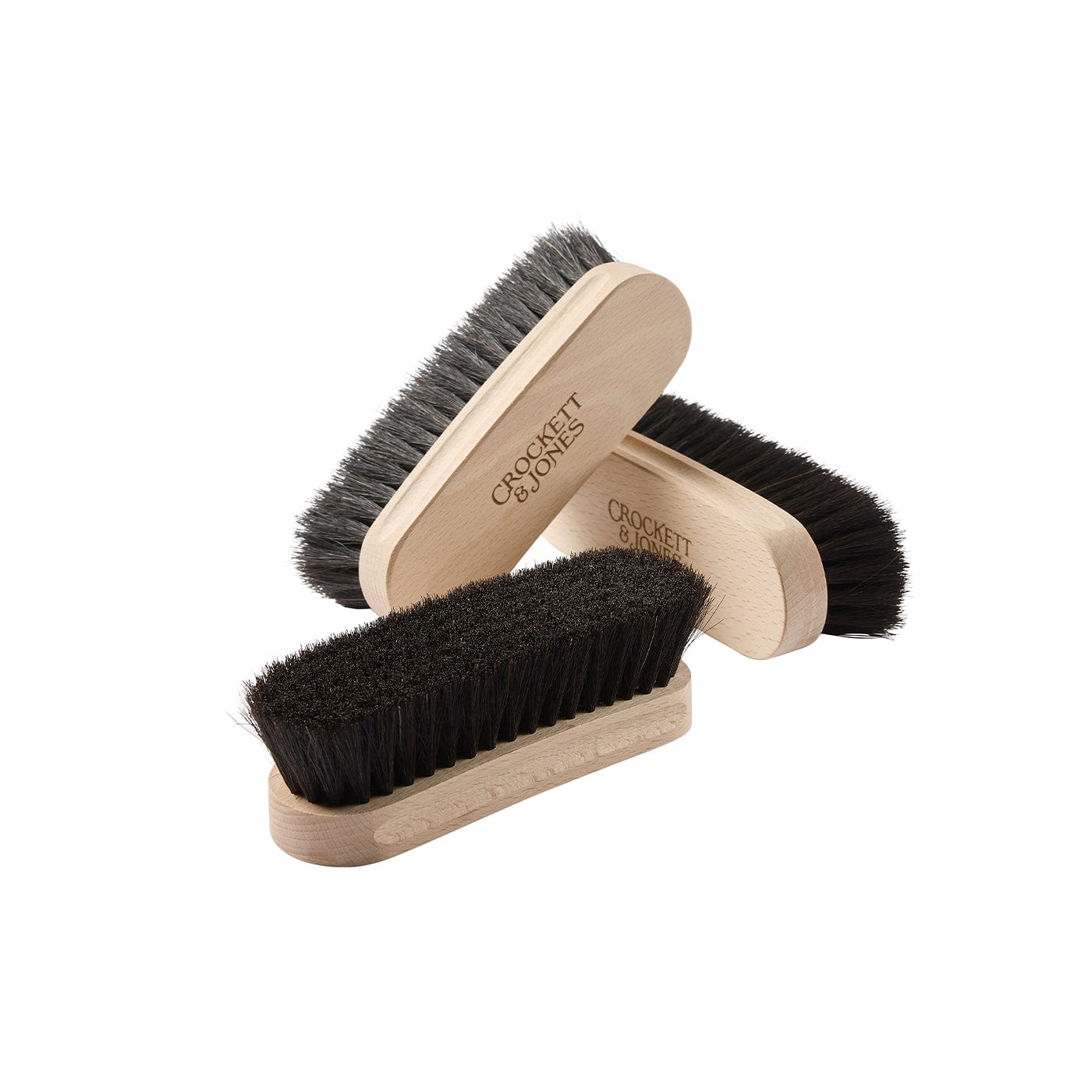 Shoe Brush Sanded Beech Small (Black) - Image 2