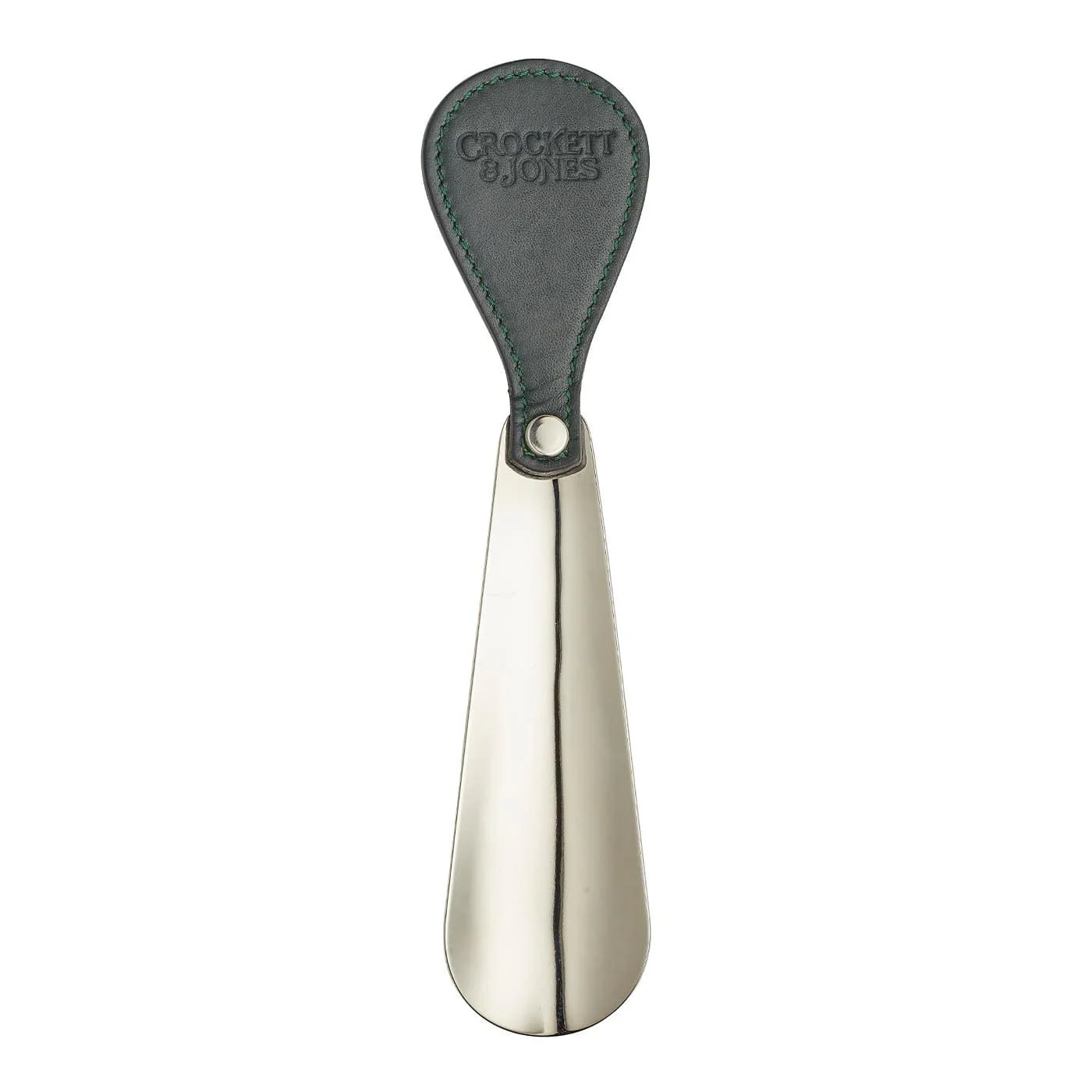 Shoe Horn Green Leather - Image 2