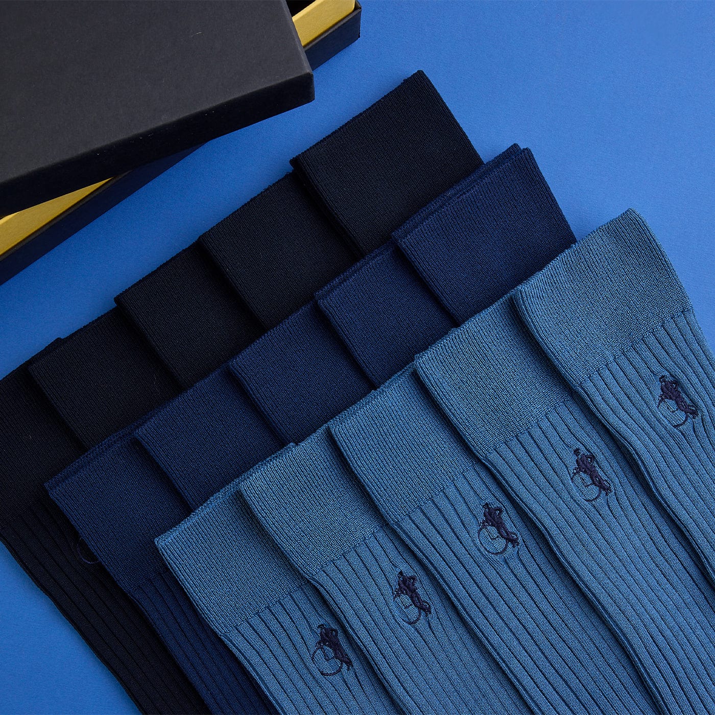 Simply Sartorial Ultimate Blues 15 Pair Gift Box - Image 2