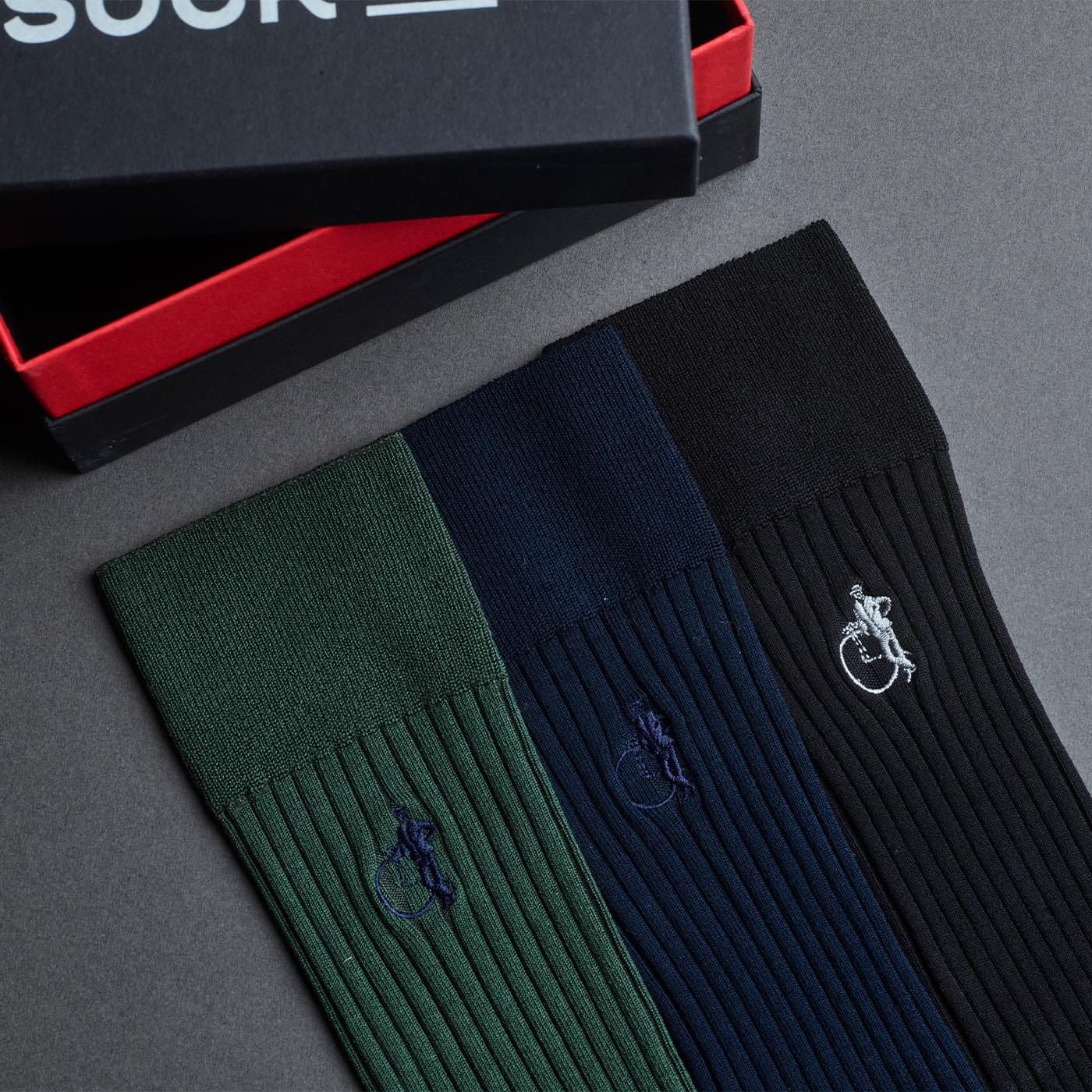 Simply Sartorial Socks - 3 Pair Gift Box - Image 2