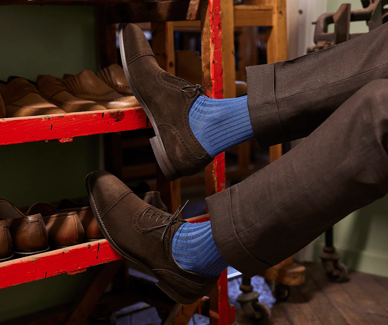 Simply Sartorial Socks - Dusk Blue - Image 4
