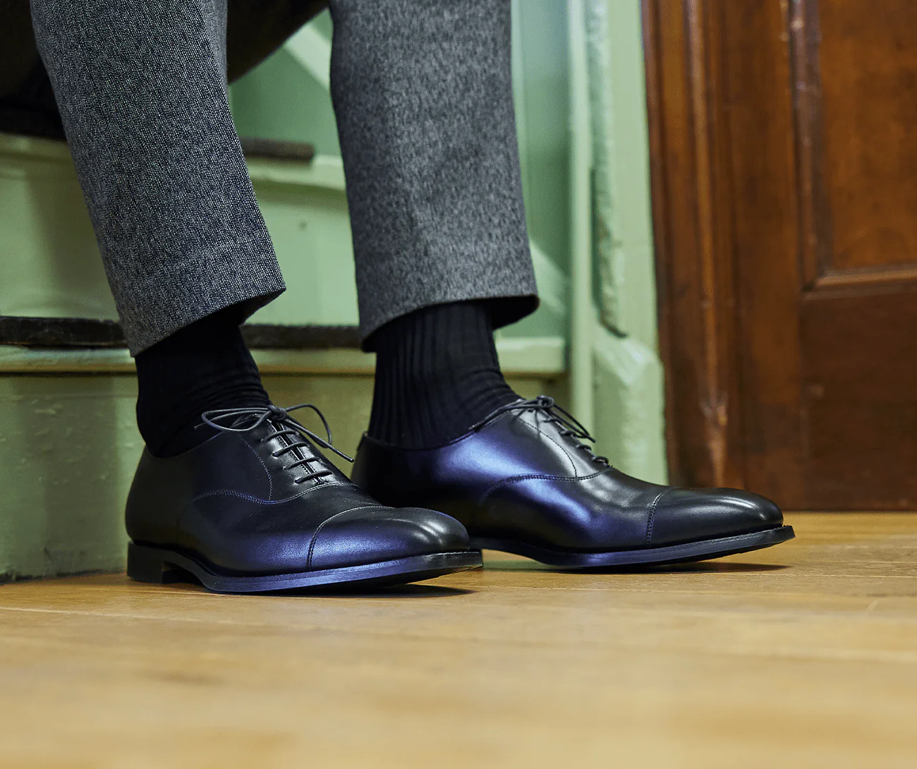 Simply Sartorial Socks - Ebony Black - Image 4