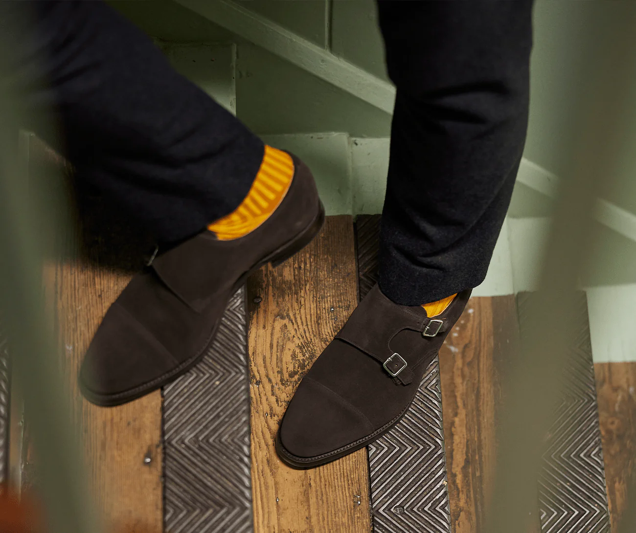 Simply Sartorial Socks - Mustard - Image 4
