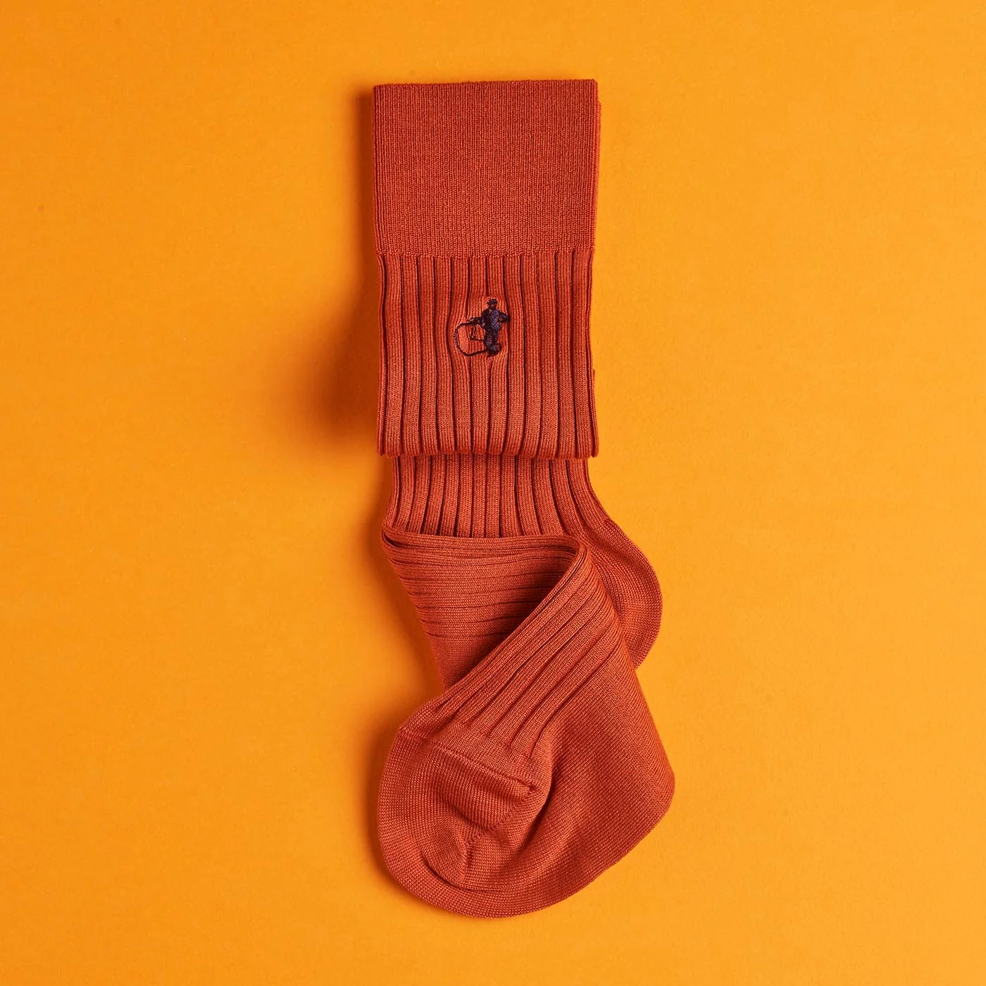 Simply Sartorial Socks - Rust - Image 2
