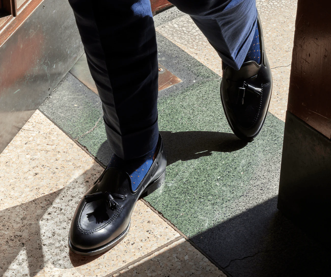 Spot of Style Socks - Navy - Image 4