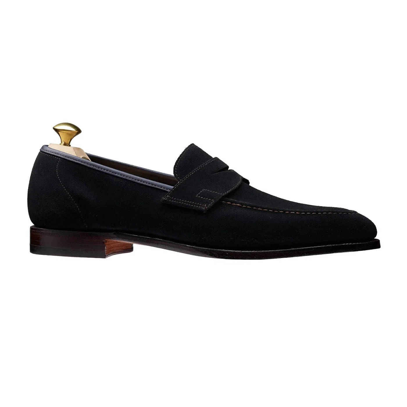 Teign Navy Suede - Image 3