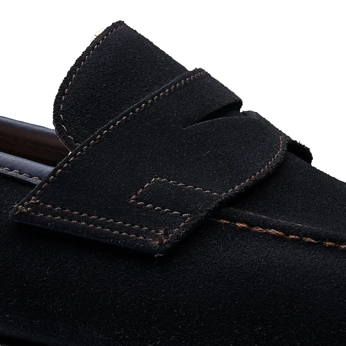 Teign Navy Suede - Image 5