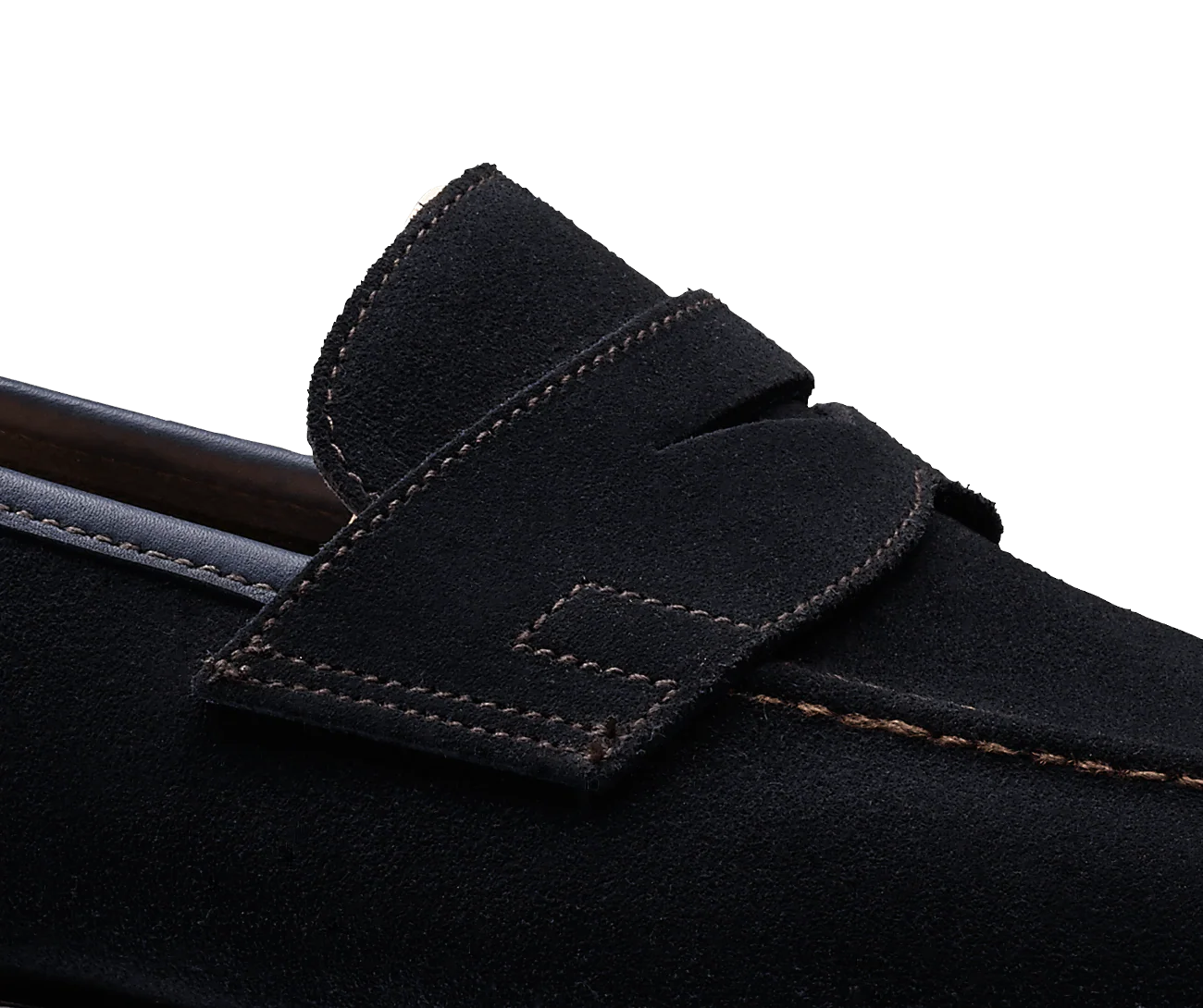 Teign Navy Suede - Image 7