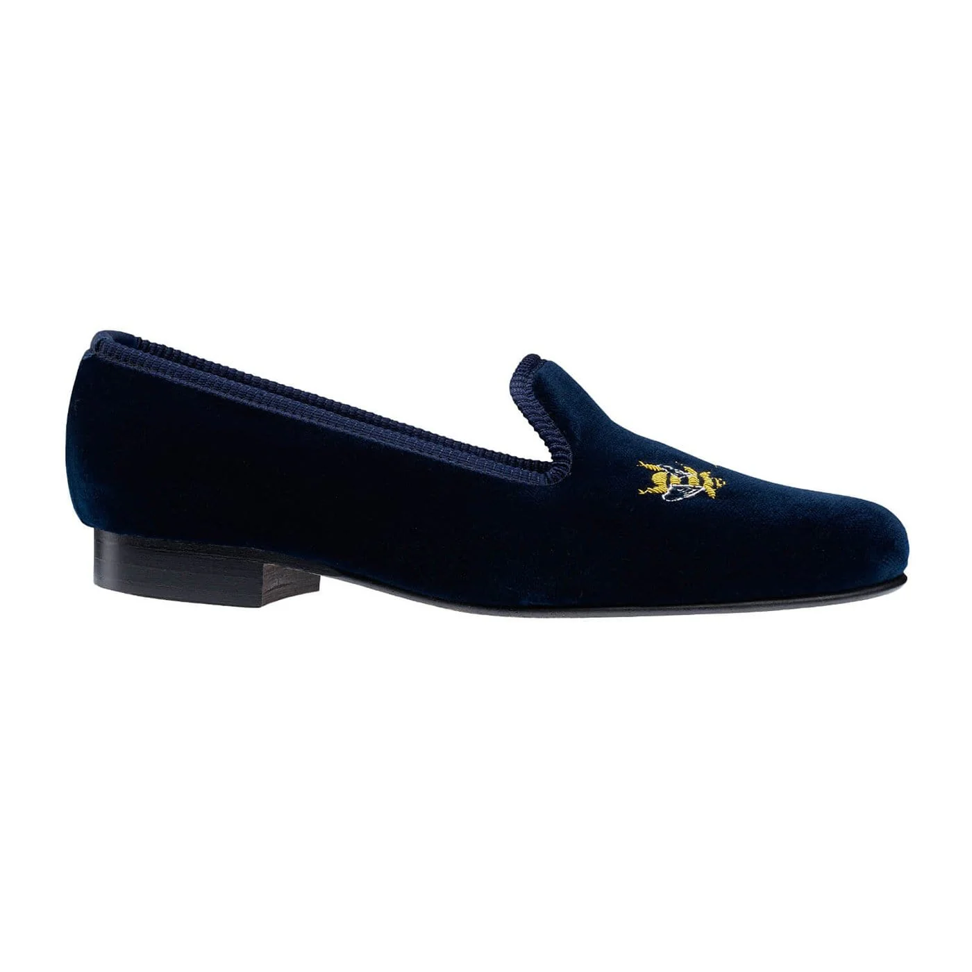 Bees Navy Velvet - Image 3