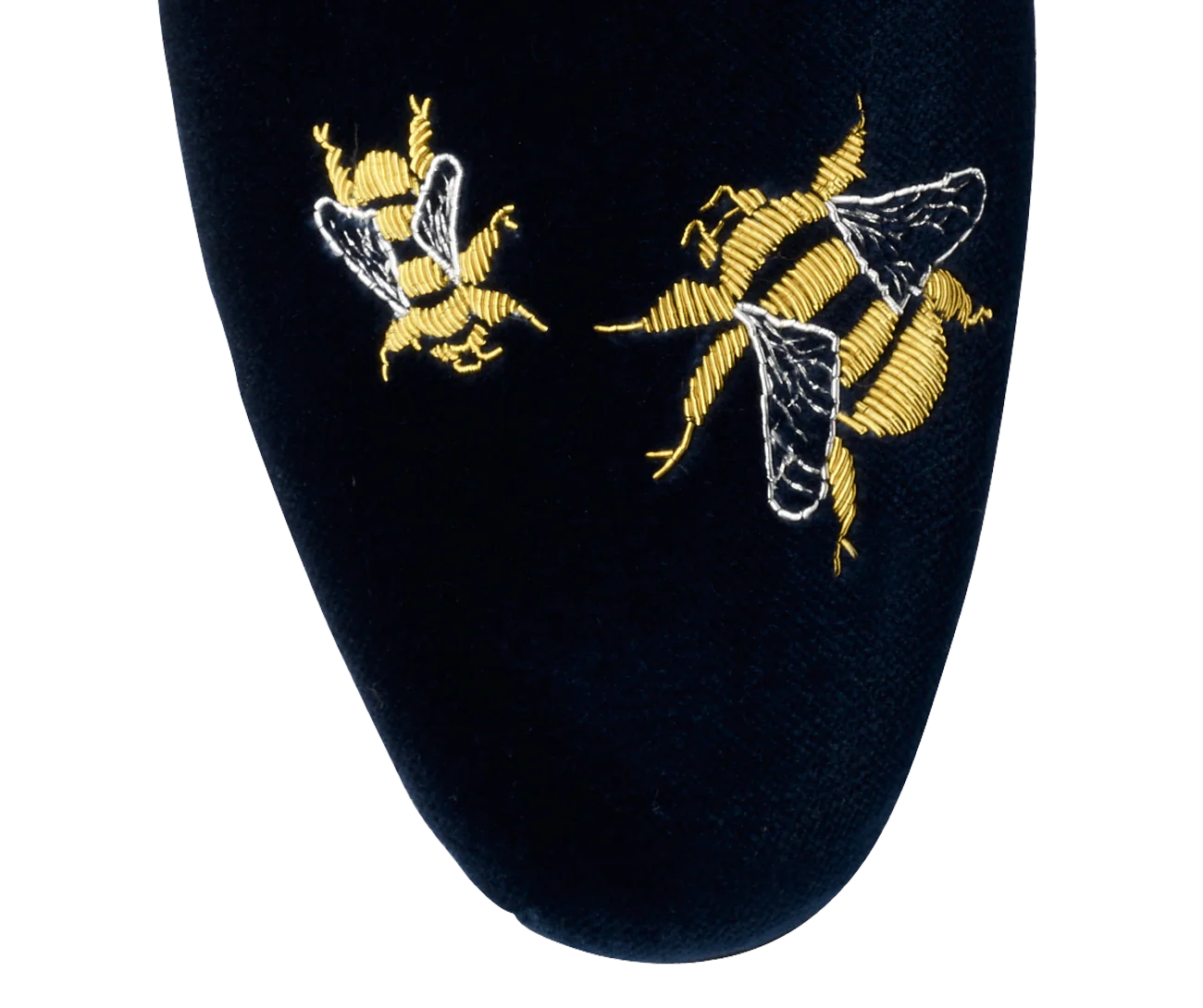 Bees Navy Velvet - Image 6
