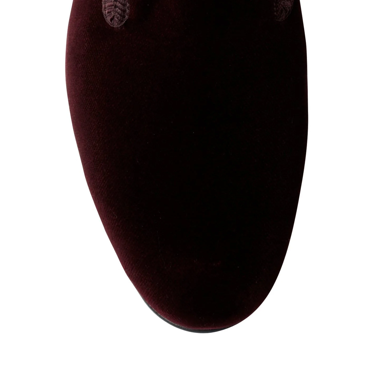 Plain Albert Burgundy Velvet - Image 4