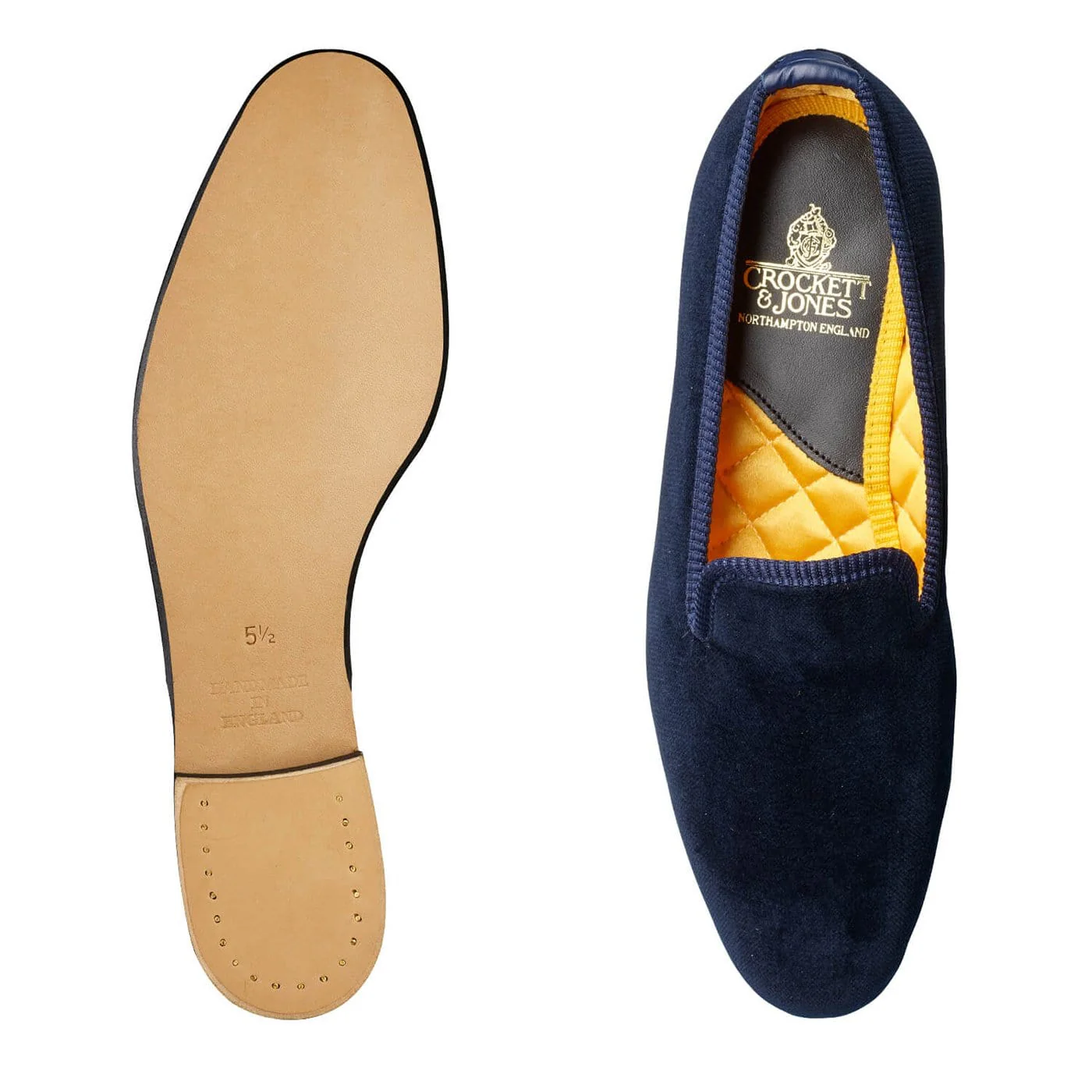 Plain Albert Navy Velvet (Womens) - Image 2