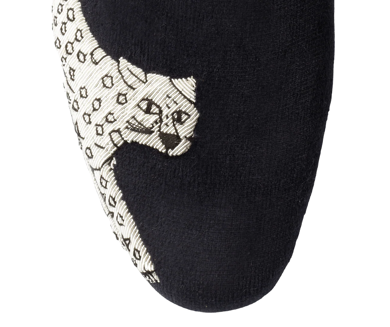 Silver Leopard Black Velvet - Image 6