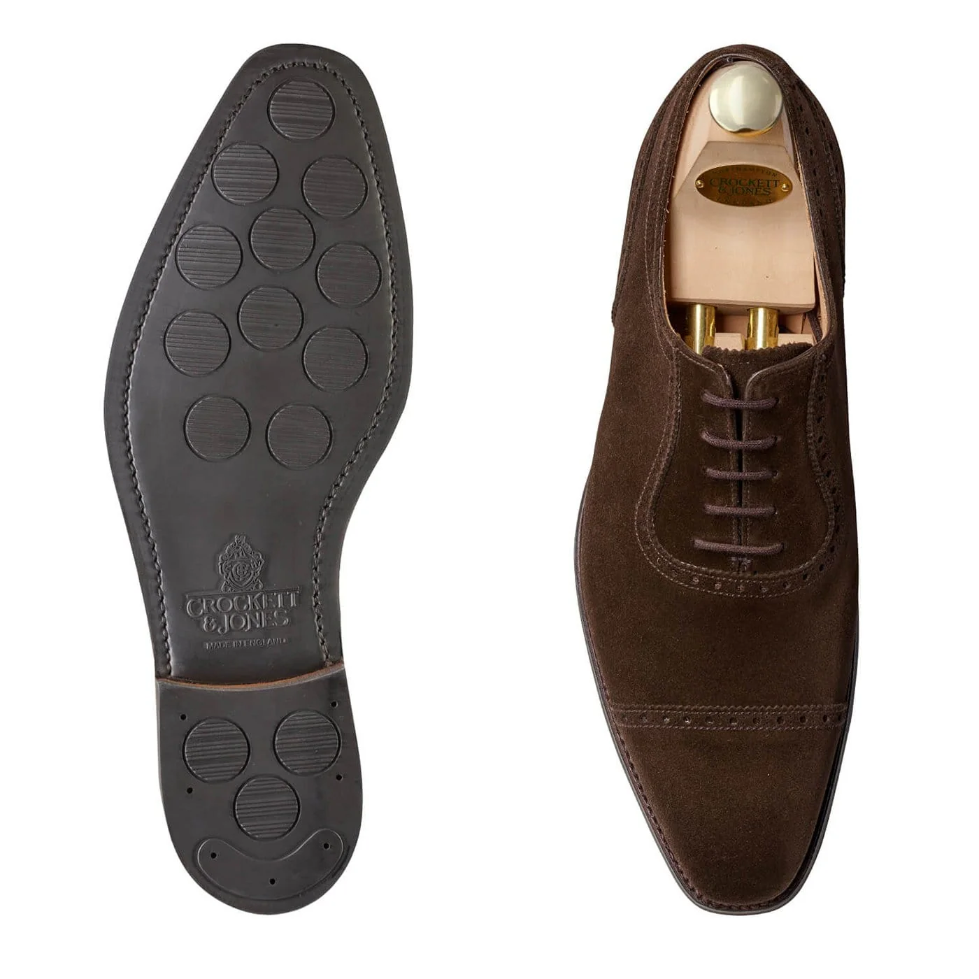 Westbourne Dark Brown Calf Suede - Image 2
