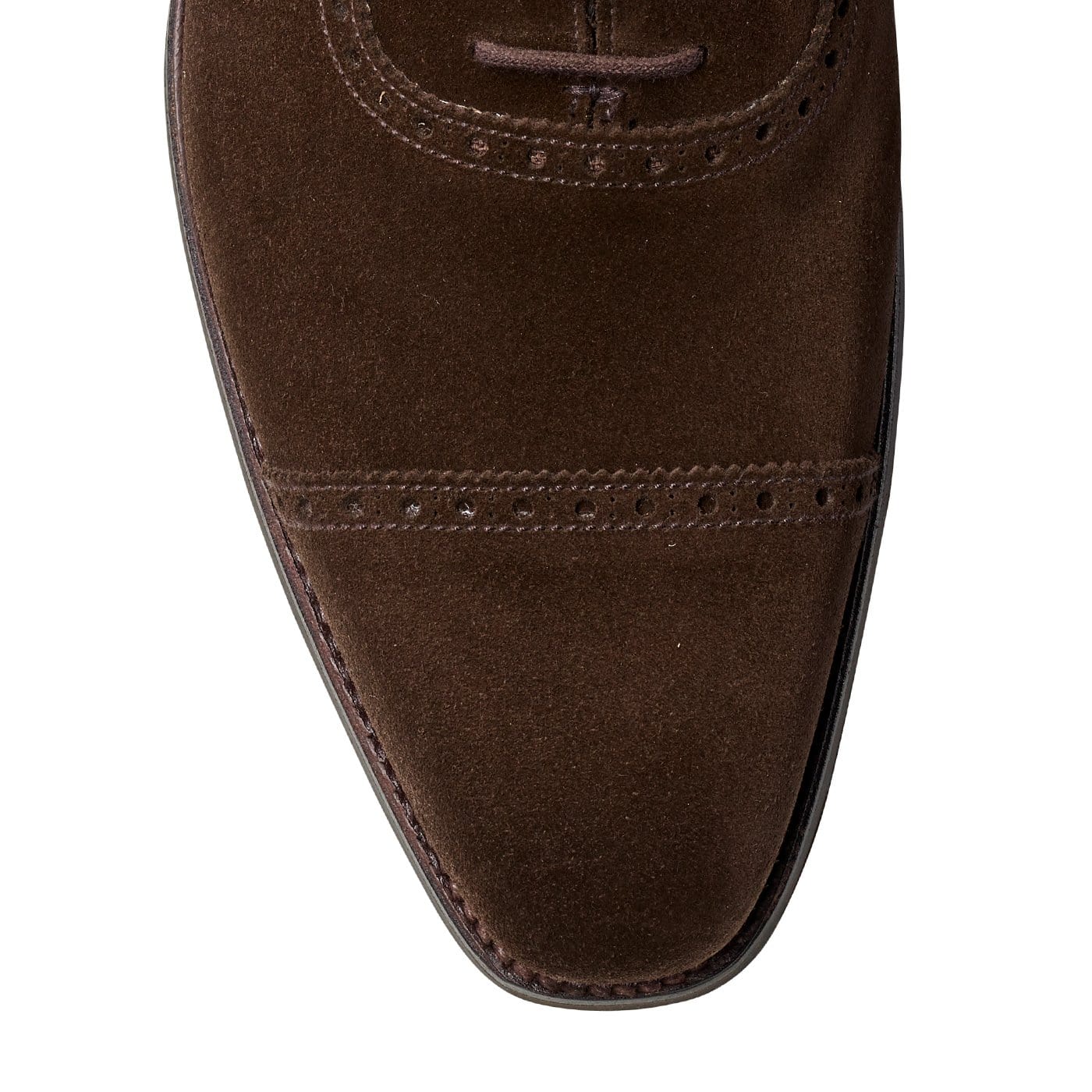 Westbourne Dark Brown Calf Suede - Image 4