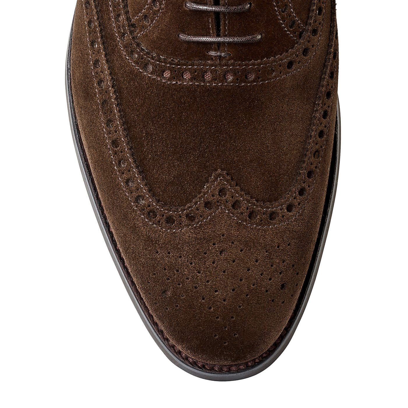 Westgate 2 Dark Brown Calf Suede - Image 4