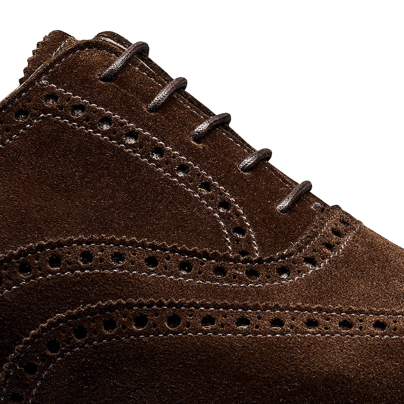 Westgate 2 Dark Brown Calf Suede - Image 5