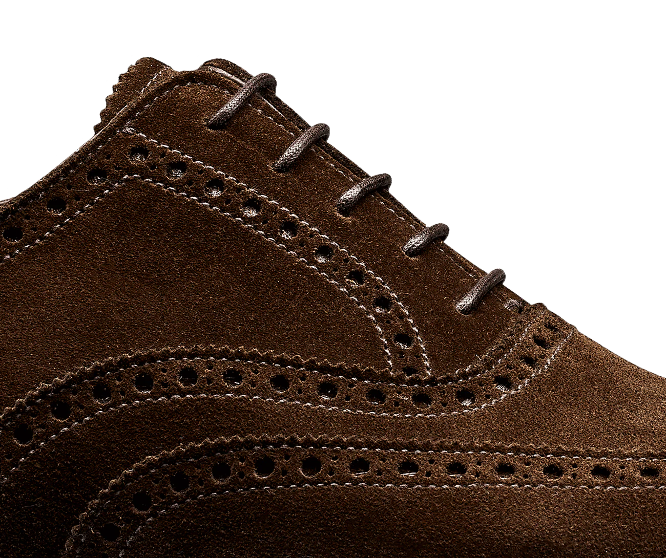 Westgate 2 Dark Brown Calf Suede - Image 7